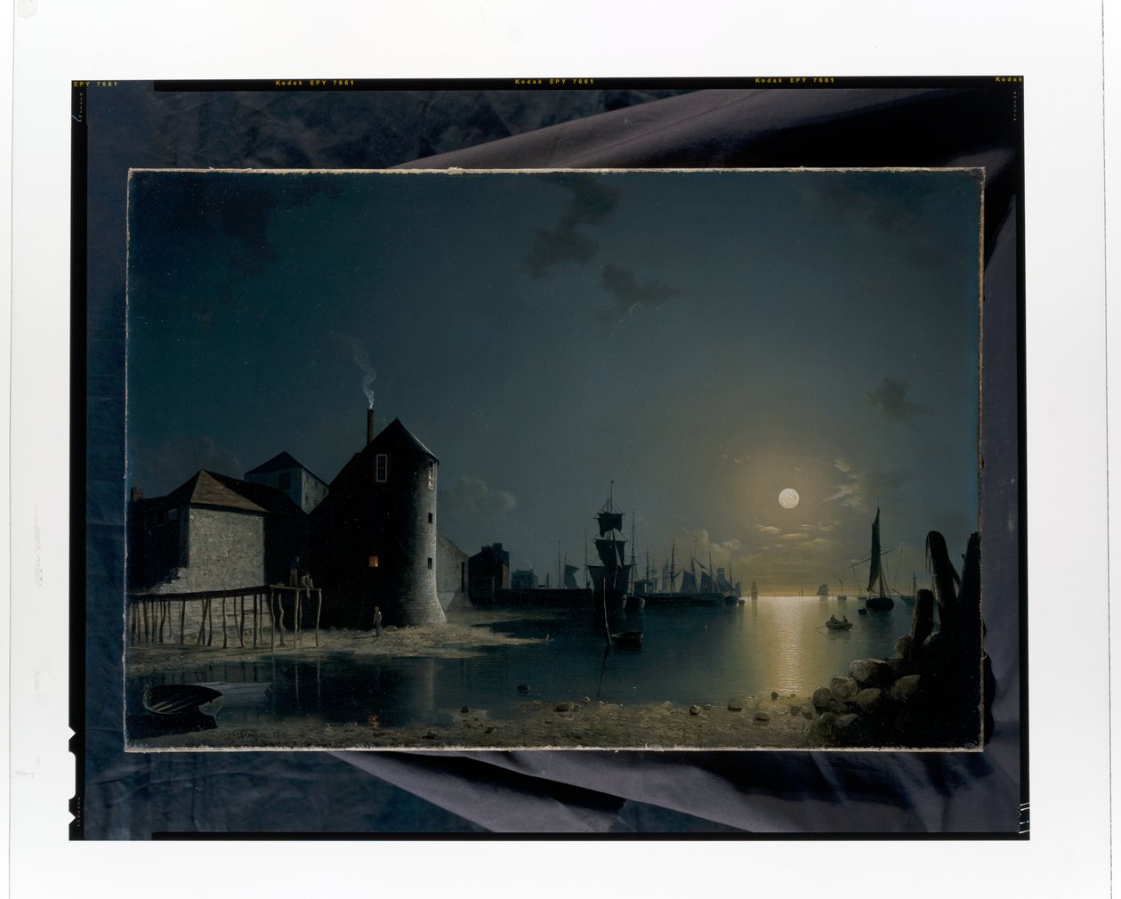 Southampton limanının görünümü by Henry Pether