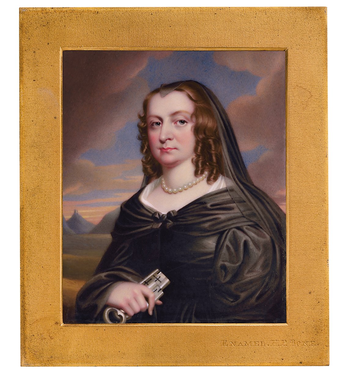 Lady Bankes, kızlık soyadı Mary Hawtrey by Henry Pierce Bone