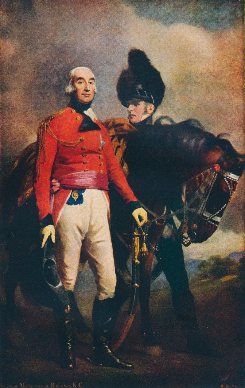General Francis Rawdon-Hastings, 2. Moira Kontu daha sonra 1. Hastings Markisi, c1813 by Henry Raeburn