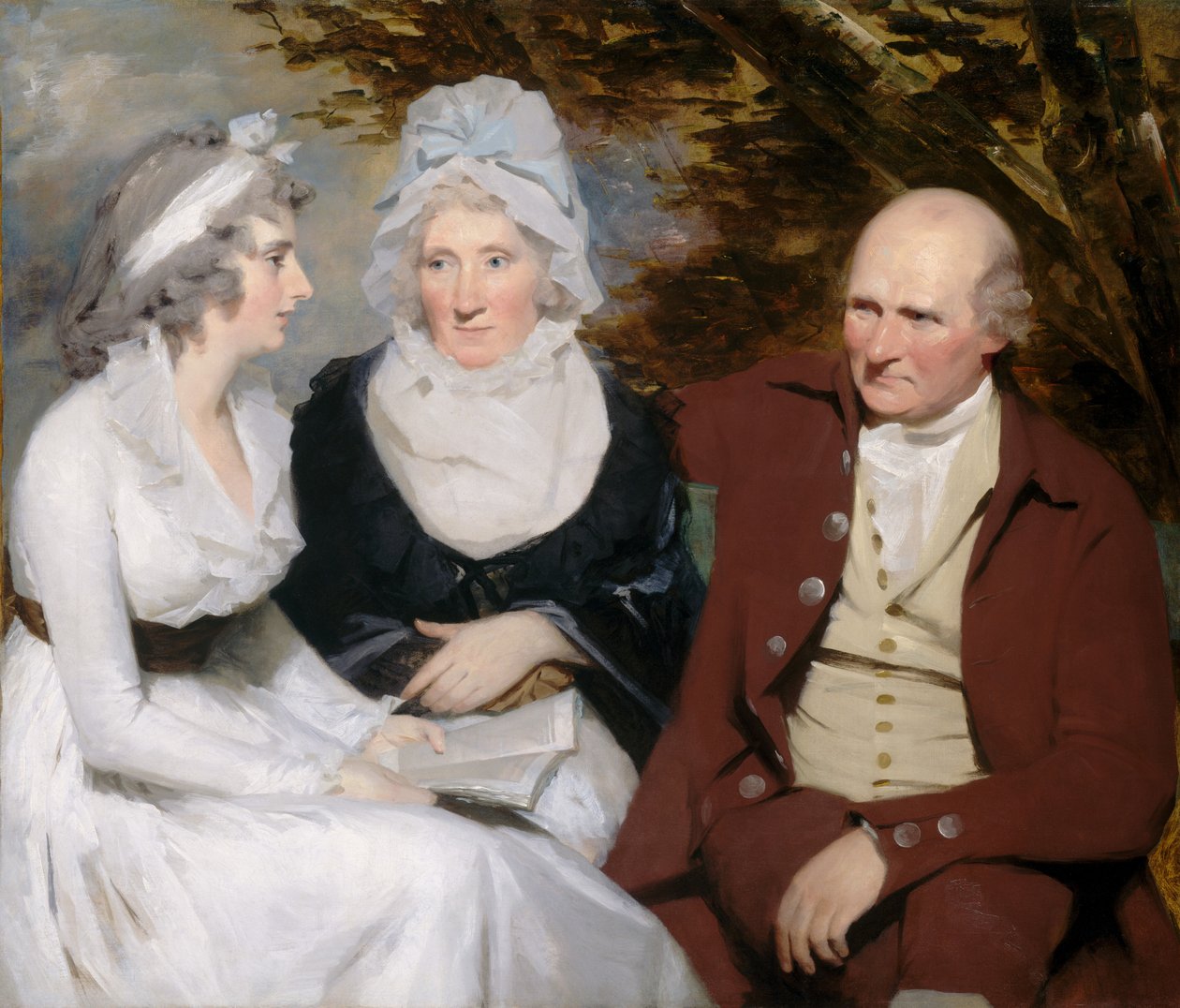 John Johnstone, Betty Johnstone ve Bayan Wedderburn, c. 17901795. by Henry Raeburn