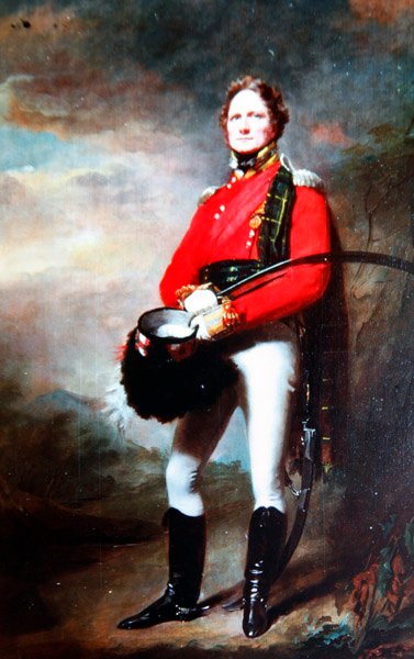 Binbaşı James Lee Harvey, 1820 dolayları (tuval üzerine yağlı boya) by Henry Raeburn