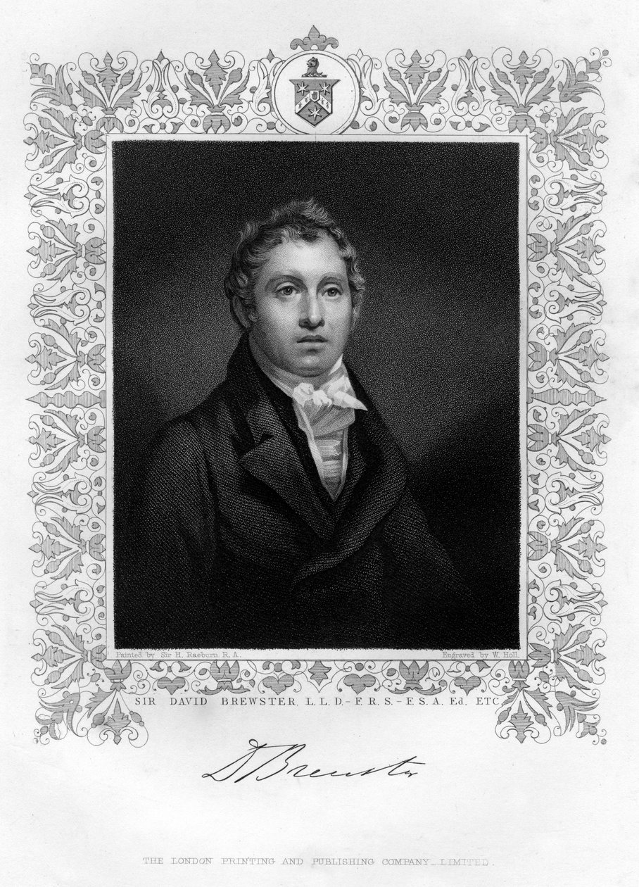 Sir David Brewster, 19. yüzyıl by Henry Raeburn