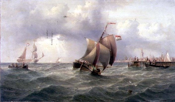 Bir İskeleden Bir Hollanda Pembesi by Henry Redmore