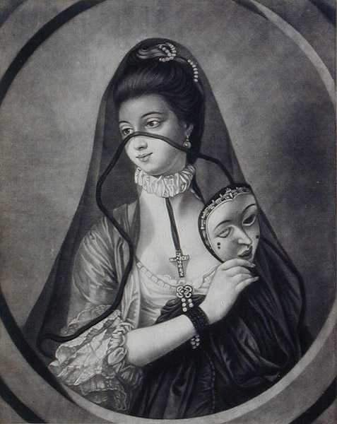 Carington Bowles (fl.1744-93) (litho) tarafından oyulmuş Fair Rahibe Maskesiz by Henry Robert (after) Morland