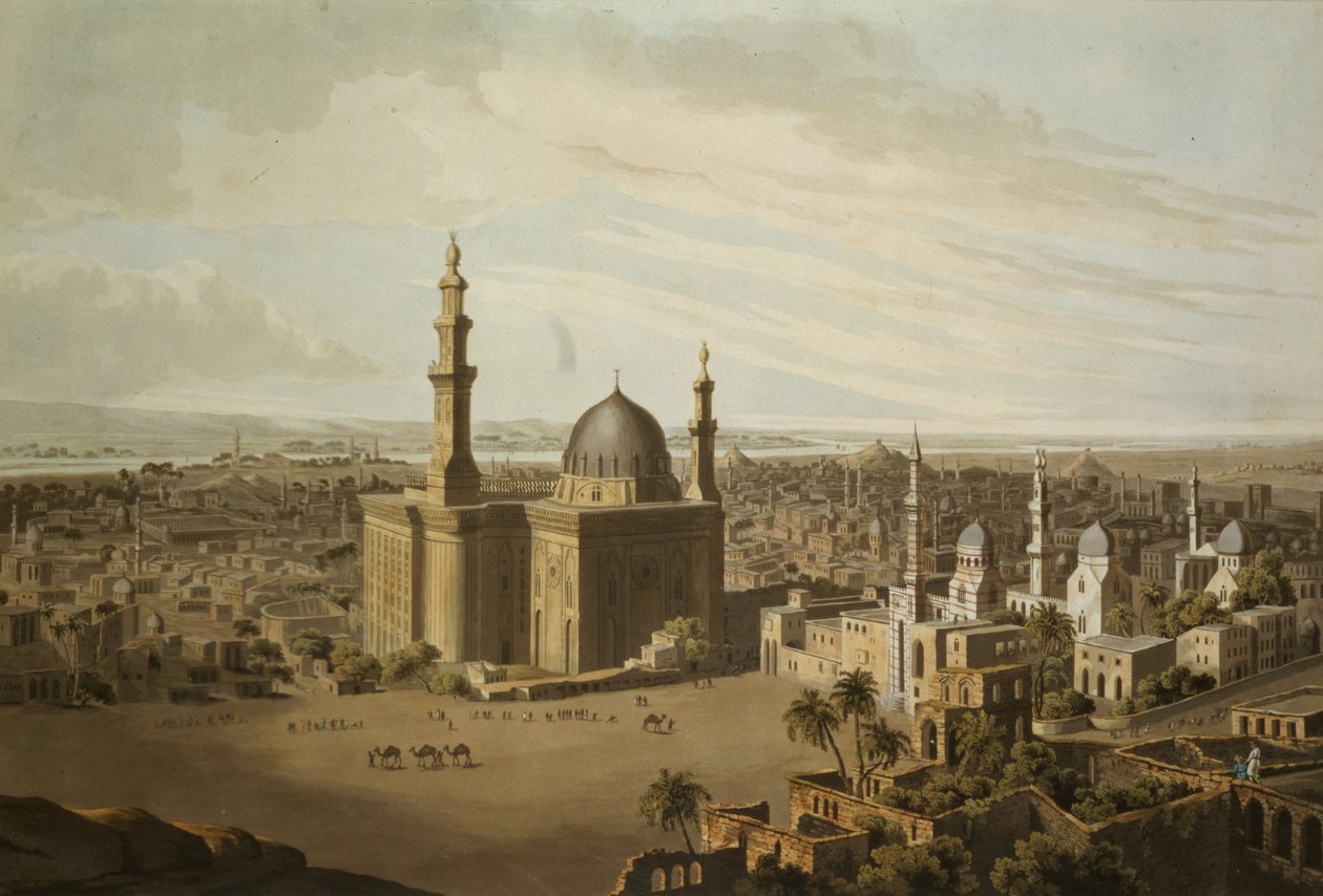 Daniel Havell (1785-1826) 1809 tarafından oyulmuş Büyük Kahire