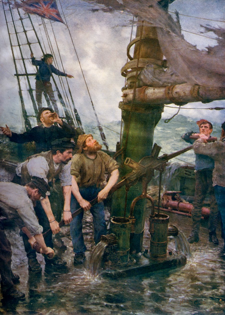 Tüm Eller Pompalara, 1888-1889, 1912. by Henry Scott Tuke