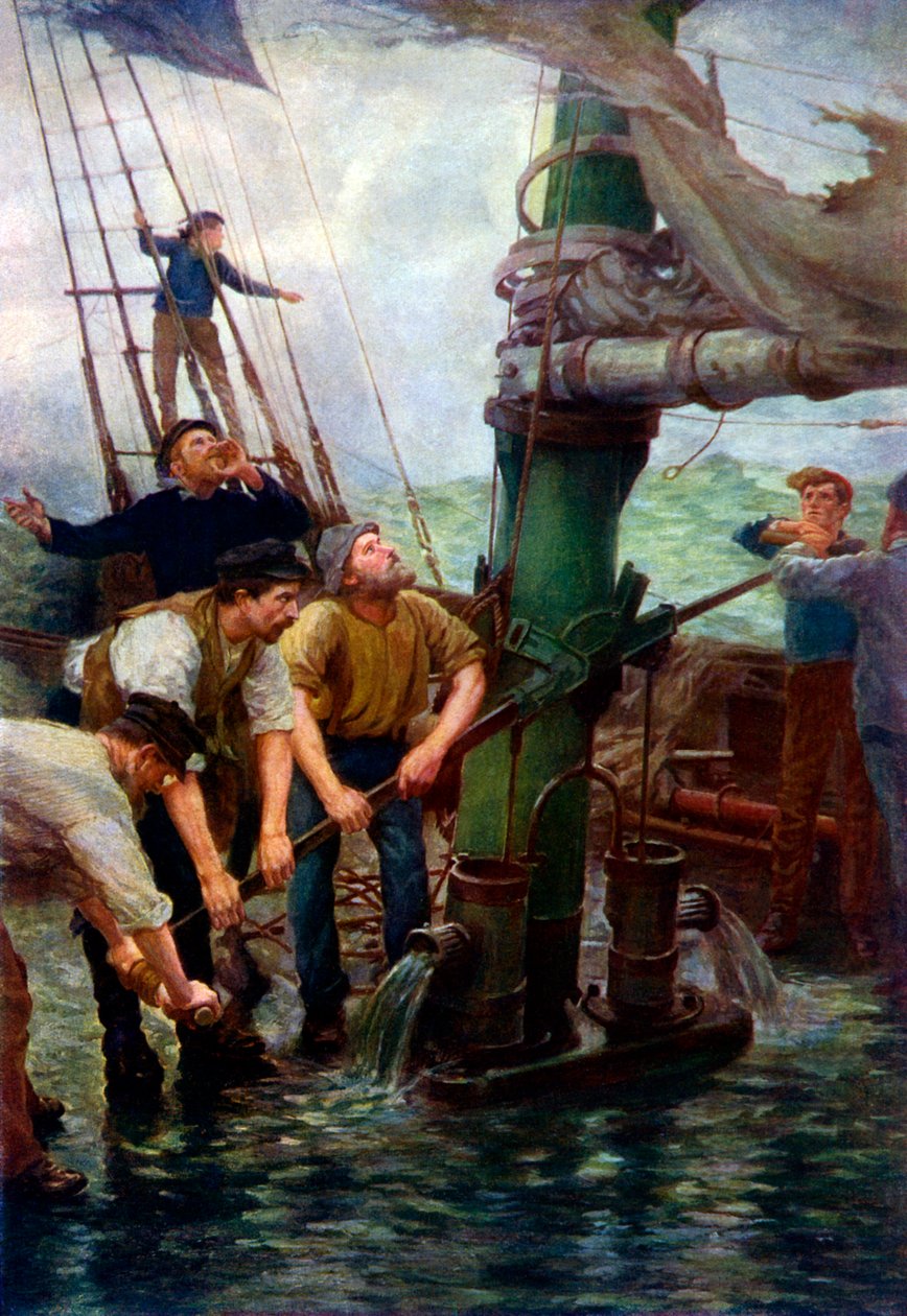 Bütün eller pompalara! Henry S. Tuke tarafından by Henry Scott Tuke