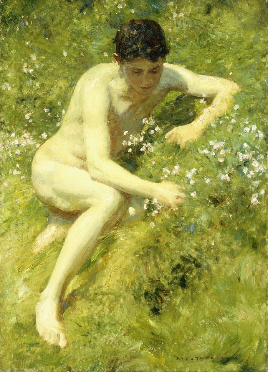 Çayırda, 1906 by Henry Scott Tuke