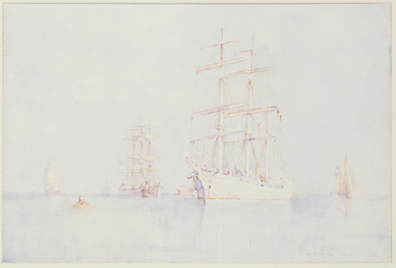 Demirli Makası, 1914 by Henry Scott Tuke