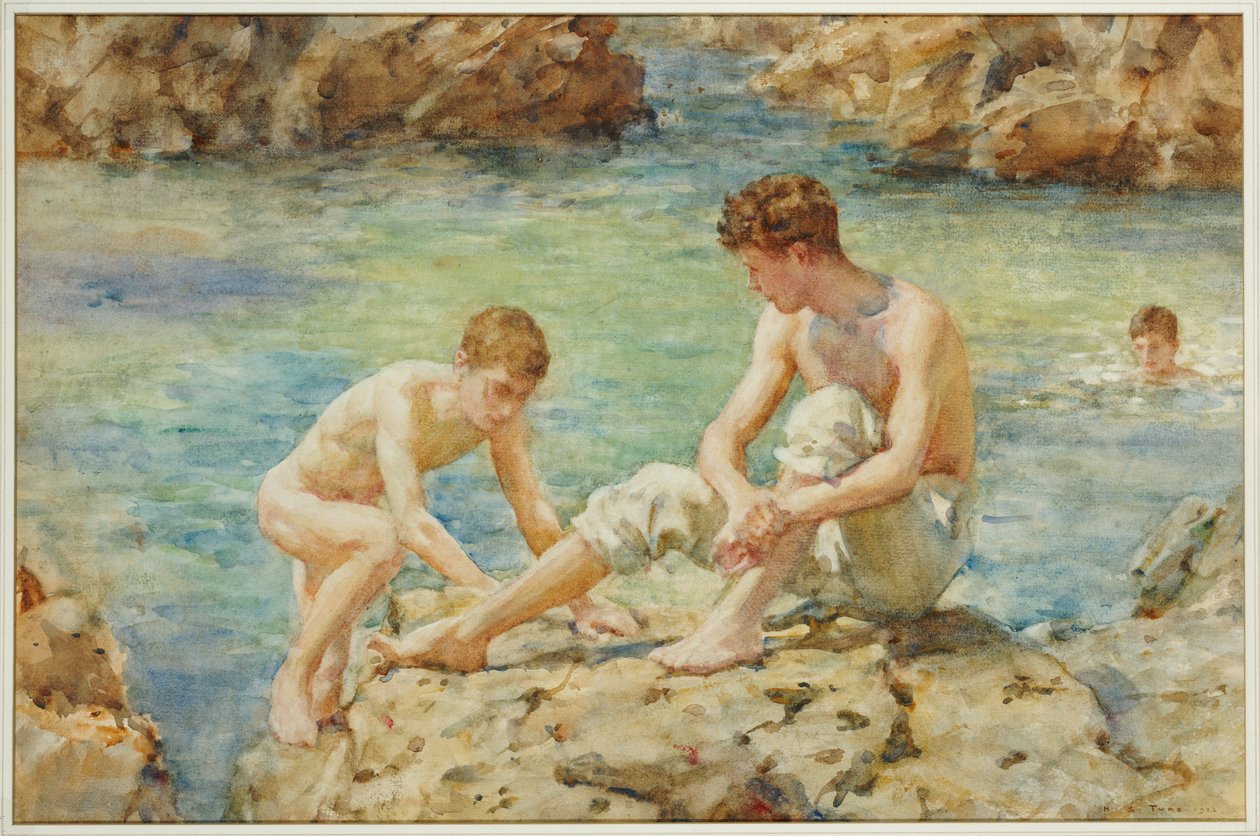 Yıkananlar, 1922 by Henry Scott Tuke