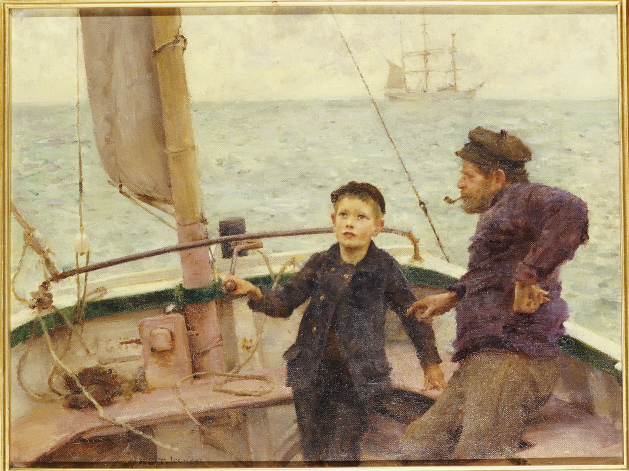 Direksiyon Dersi, 1892 by Henry Scott Tuke