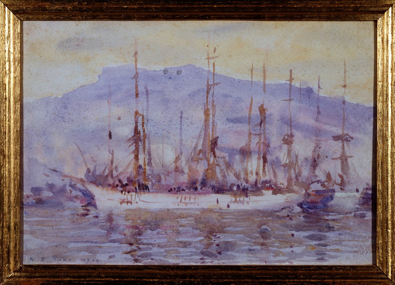 Üç Usta, Falmouth, 1904 by Henry Scott Tuke
