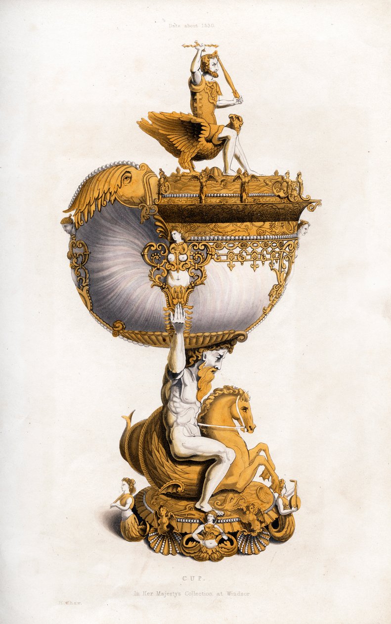 Kupa, c1530, 1843. by Henry Shaw