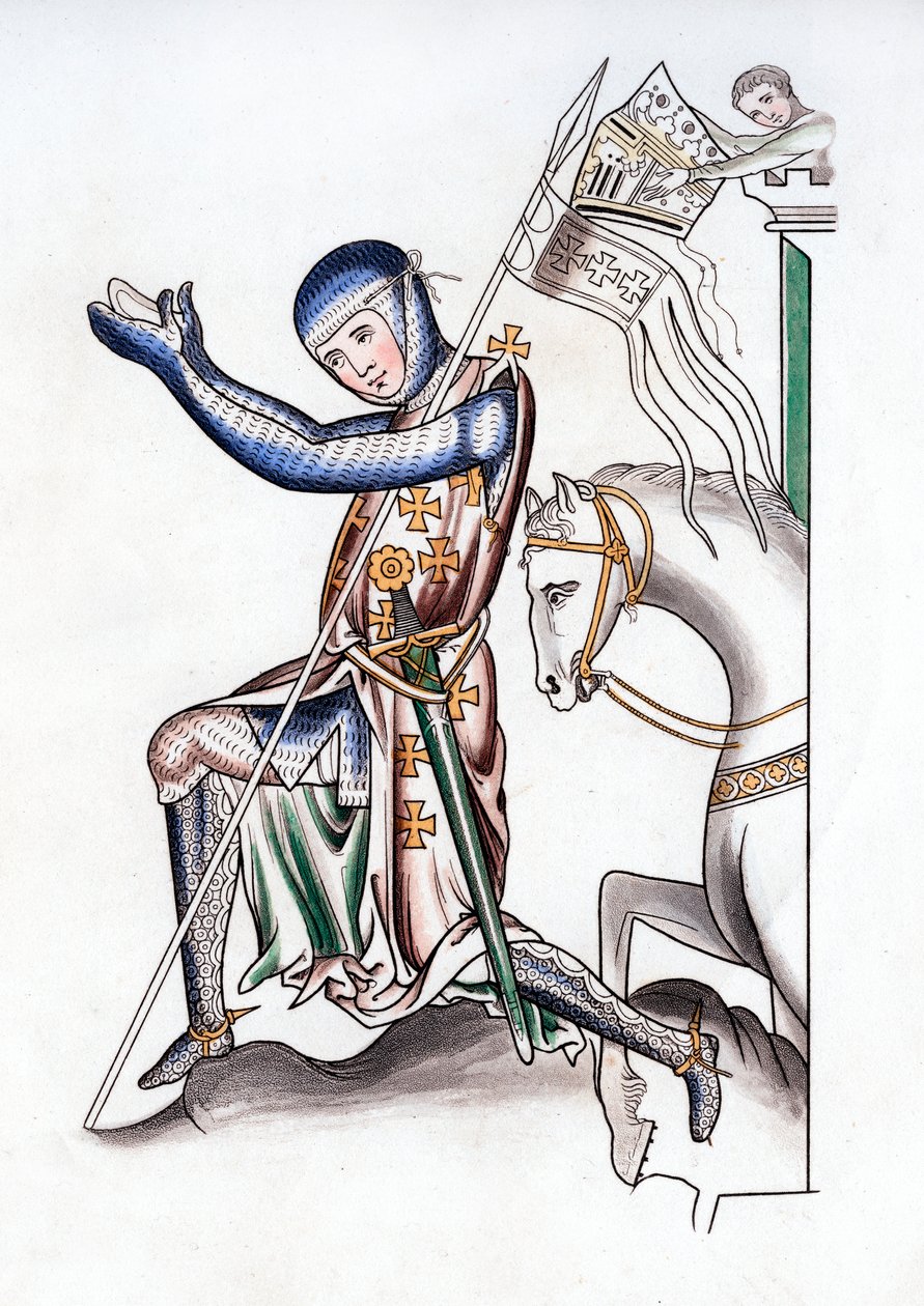 Şövalye, 12. yüzyılın sonu, 1843. by Henry Shaw