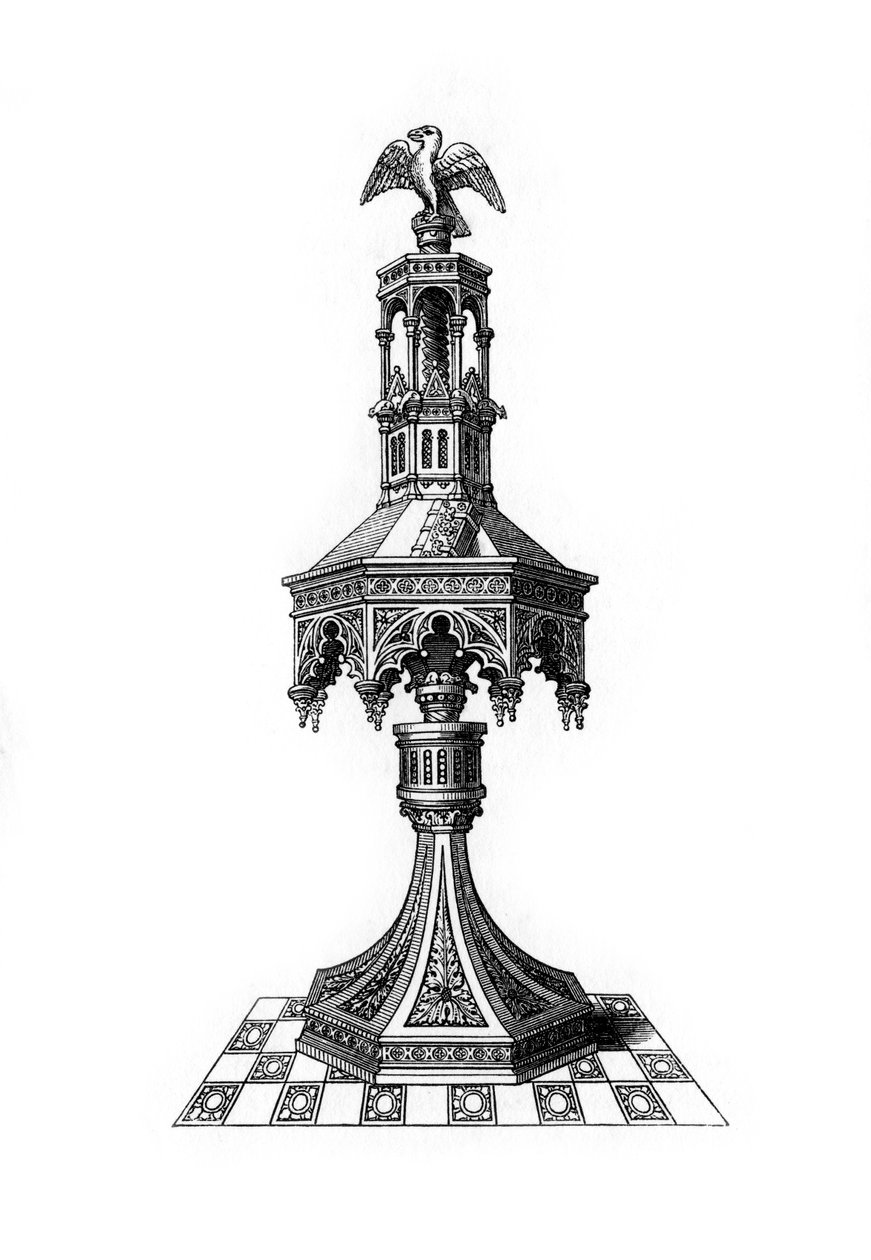 Kürsü, c15. yüzyıl, 1843. by Henry Shaw
