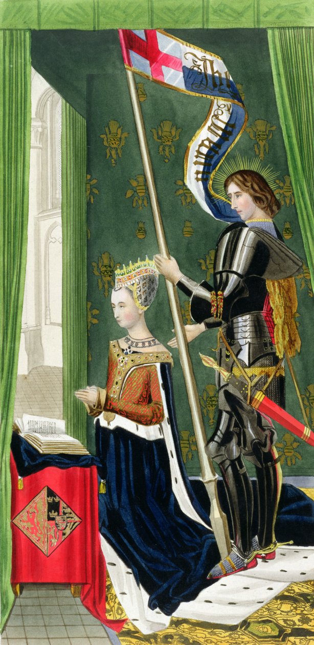 Danimarkalı Margaret, İskoç Kraliçesi (1456-86), Hugo van der Goes (c.1440-82) tarafından yapılan bir resmin ardından, 1482 dolaylarında tamamlandı. by Henry Shaw