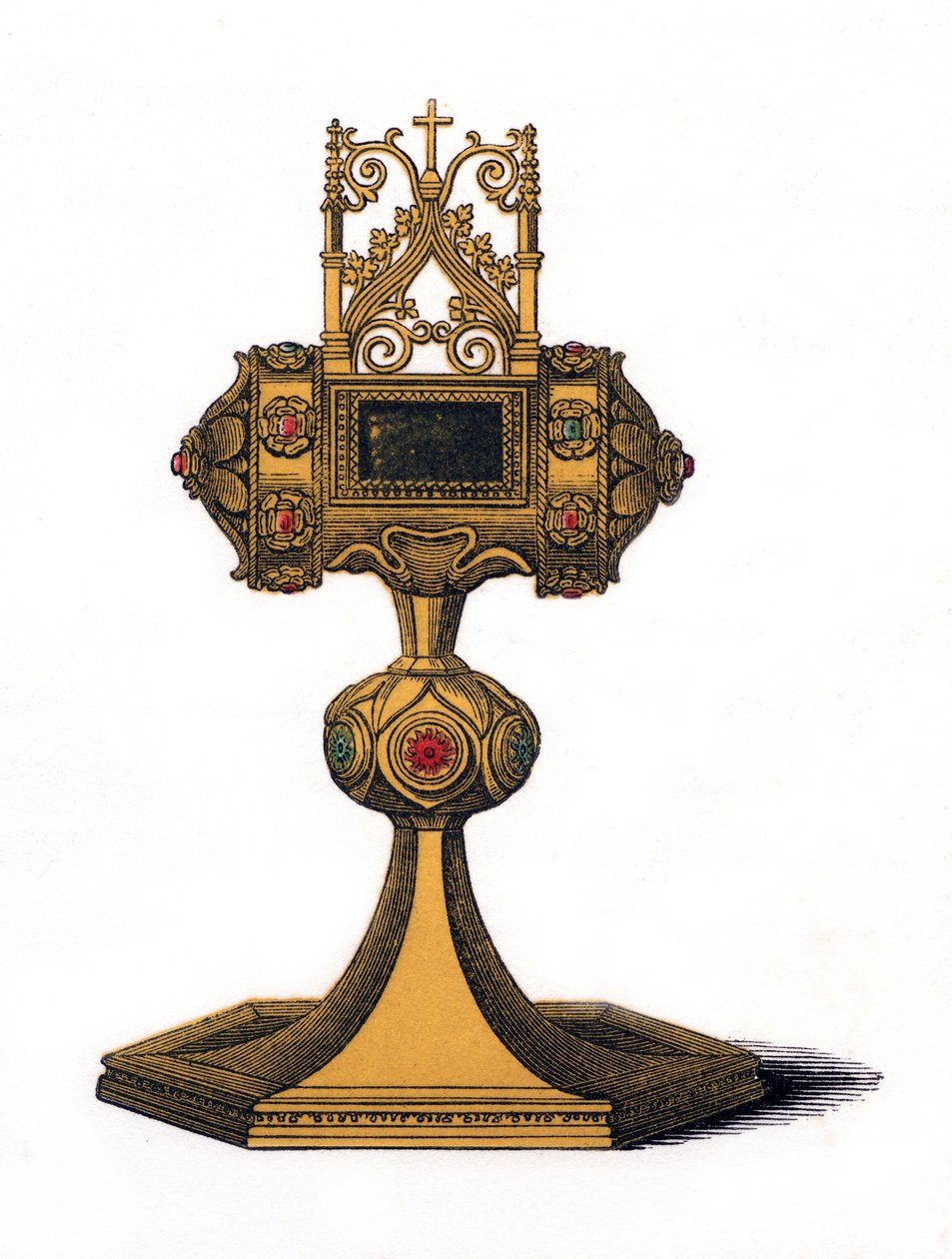Reliquary, 15. yüzyıl, 1843. by Henry Shaw