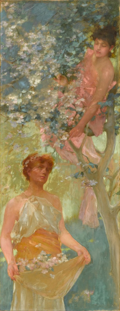 Çiçekler arasında, 1880