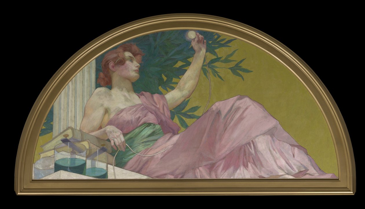 Elektrik İlhamı, 1893 by Henry Siddons Mowbray