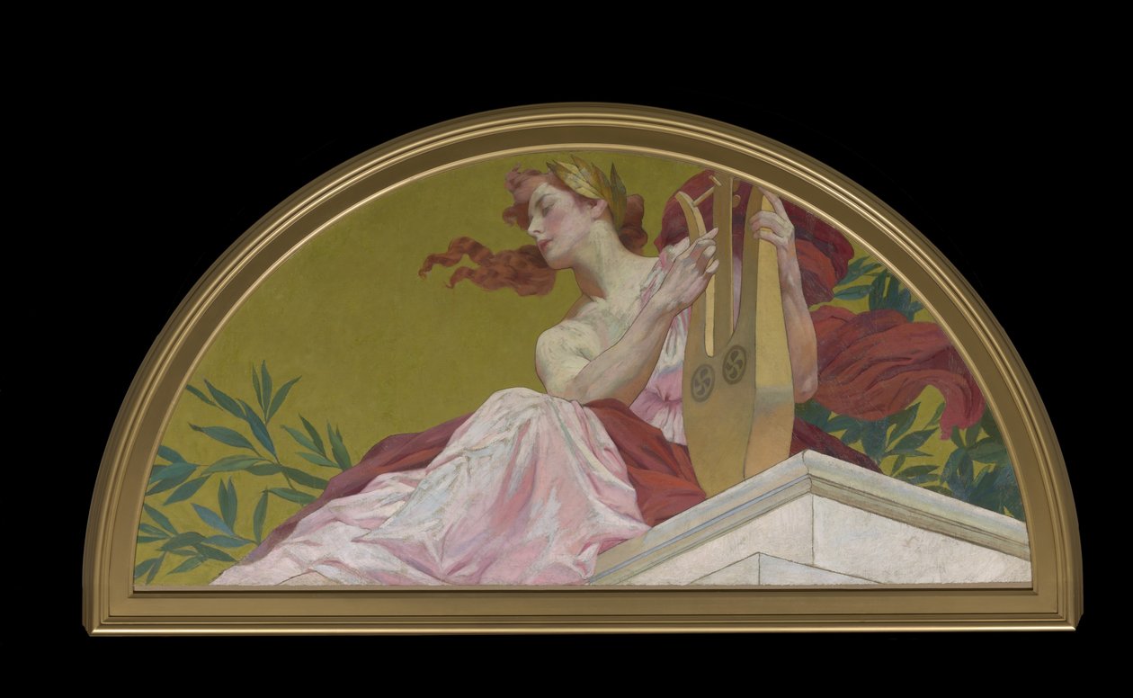 Lirik Şiirin İlham Perisi, 1893 by Henry Siddons Mowbray