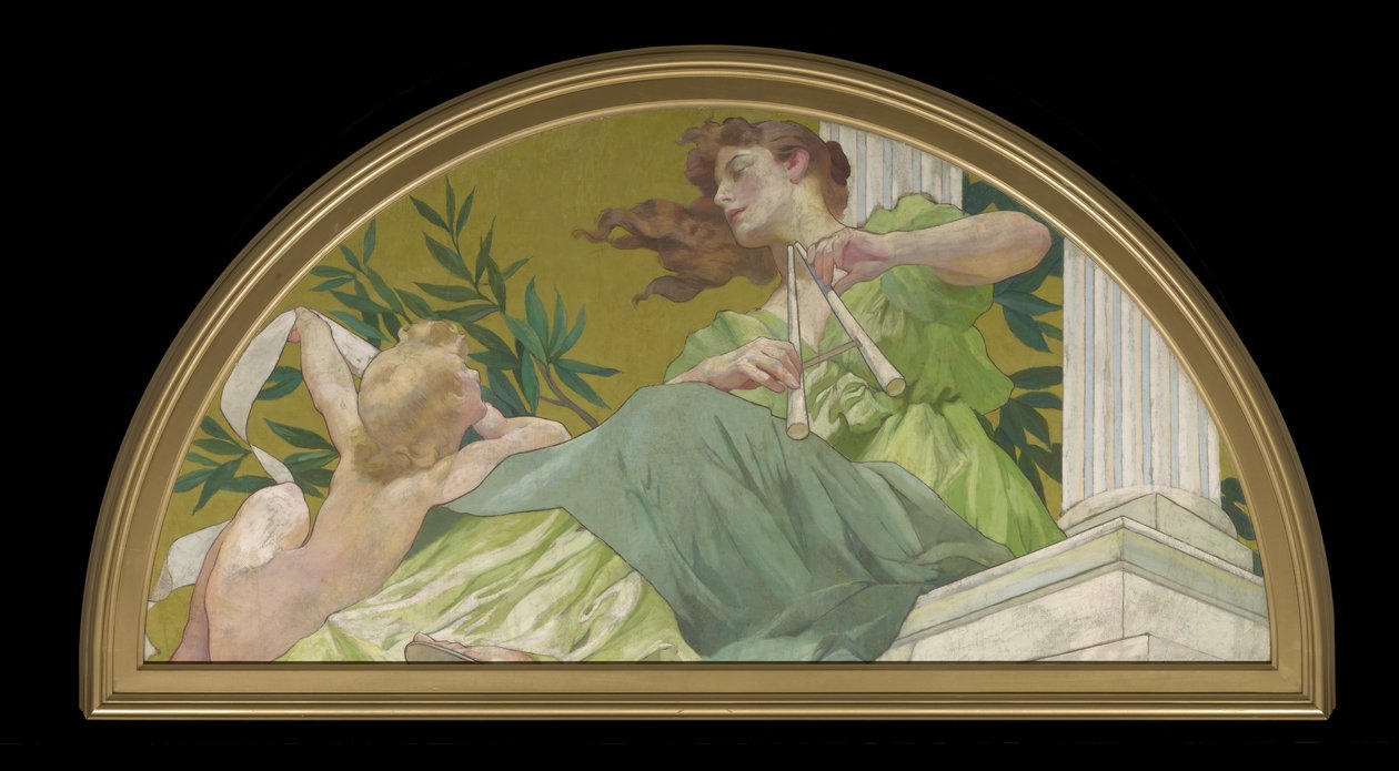 Müzik İlhamı, 1893 by Henry Siddons Mowbray