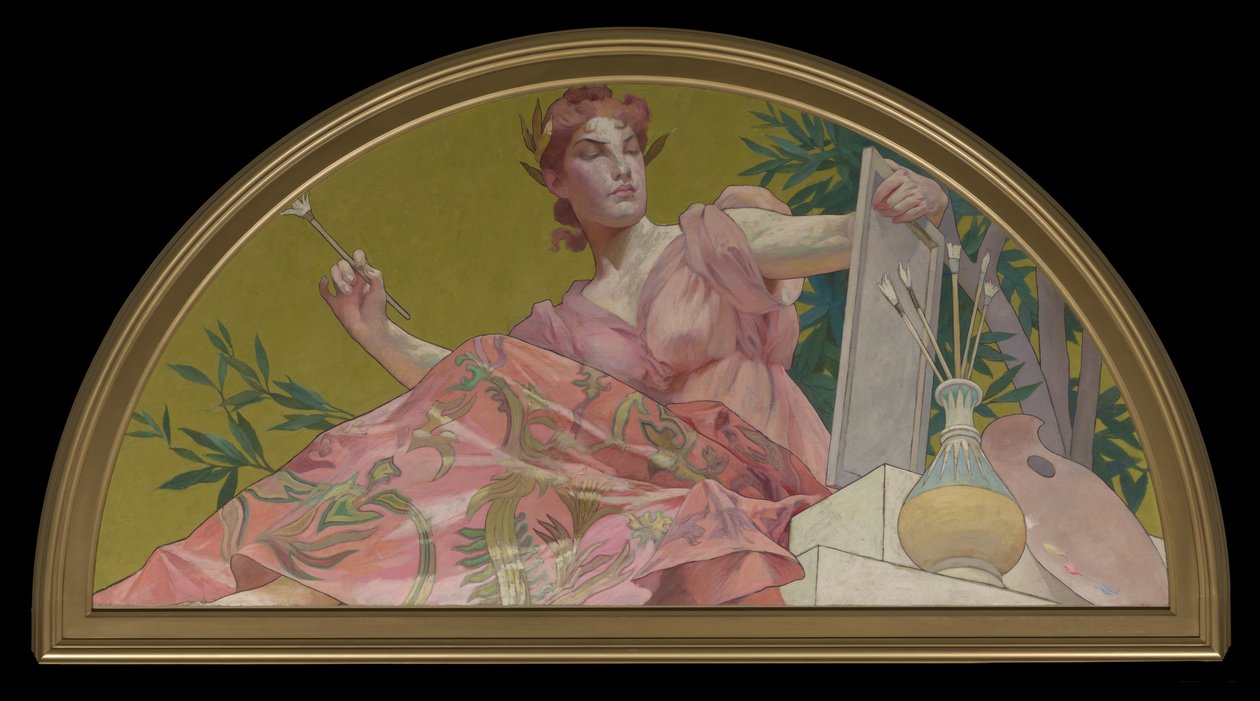 Resim İlhamı, 1893 by Henry Siddons Mowbray