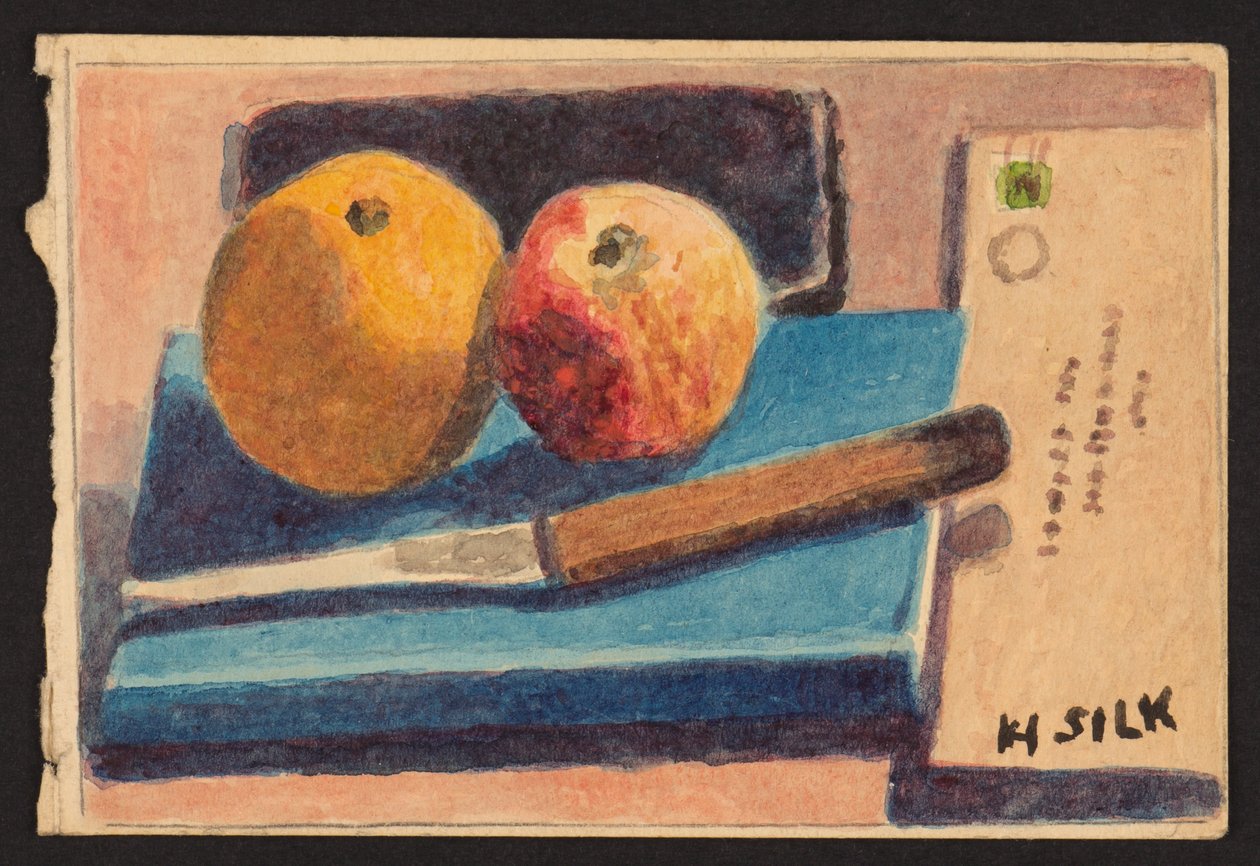 Meyve ve bıçak, 1930 dolayları by Henry Silk