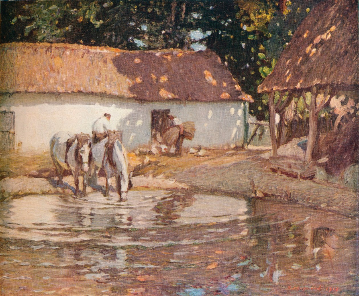 Picardy Çiftliği, c1900 by Henry Silkstone Hopwood