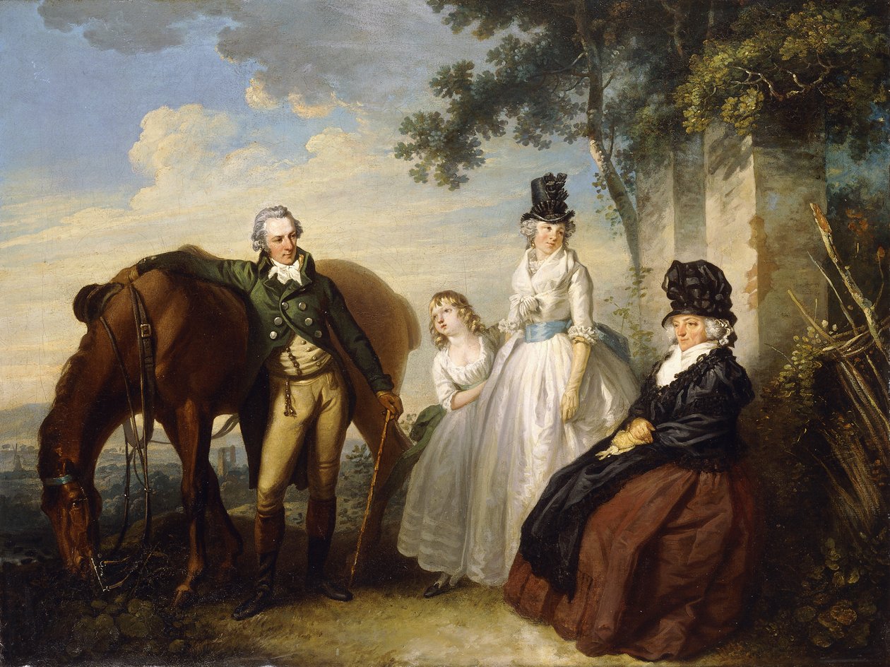 Parker Ailesinin Bir Grup Portresi, by Henry Singleton