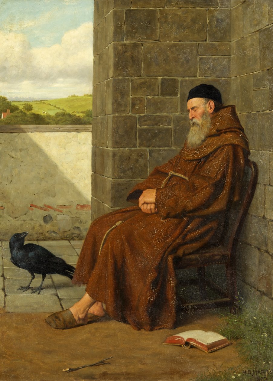 Manastır Kuzgun by Henry Stacey Marks