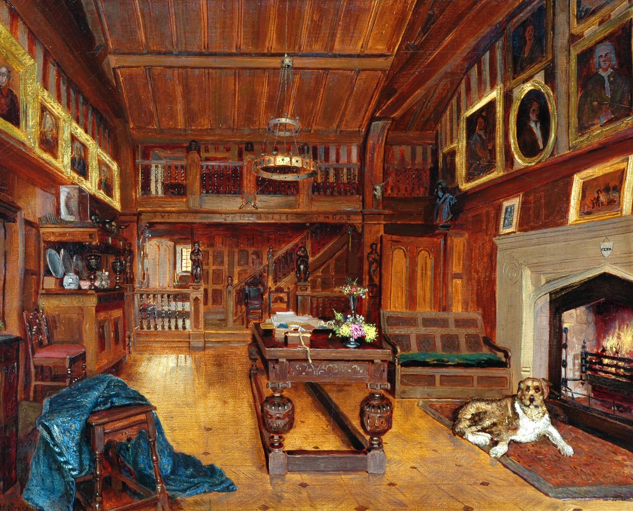 Shibden Salonu, ev sahibi, 1877 by Henry Sykes
