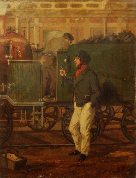 Bir Motordan Bir Motor Sürücüsü by Henry Thomas Alken