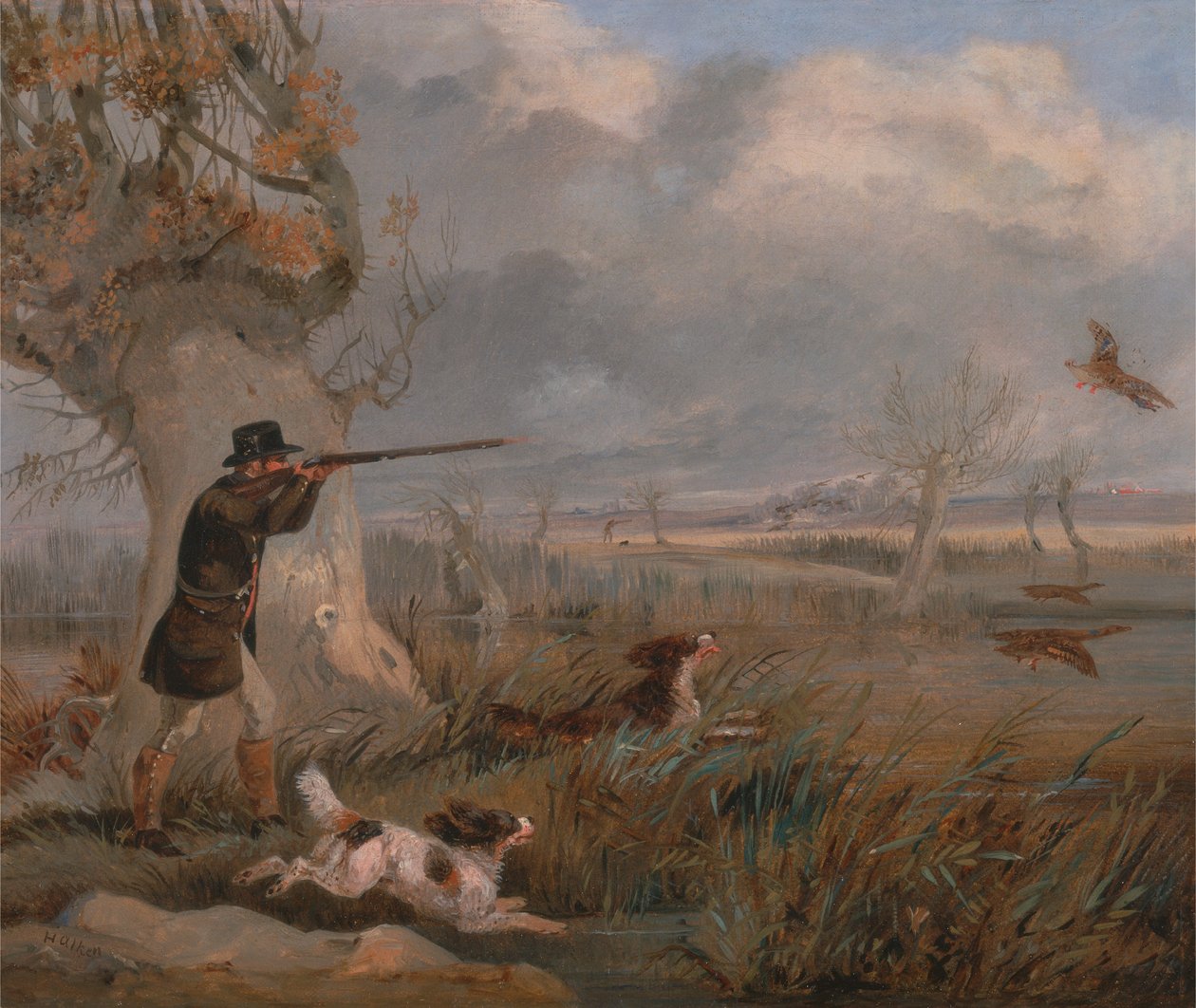 ördek avı by Henry Thomas Alken
