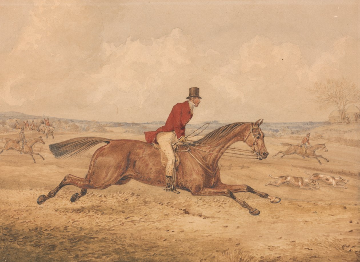 Çarpıcı Bir Hızla Devam Etmek by Henry Thomas Alken