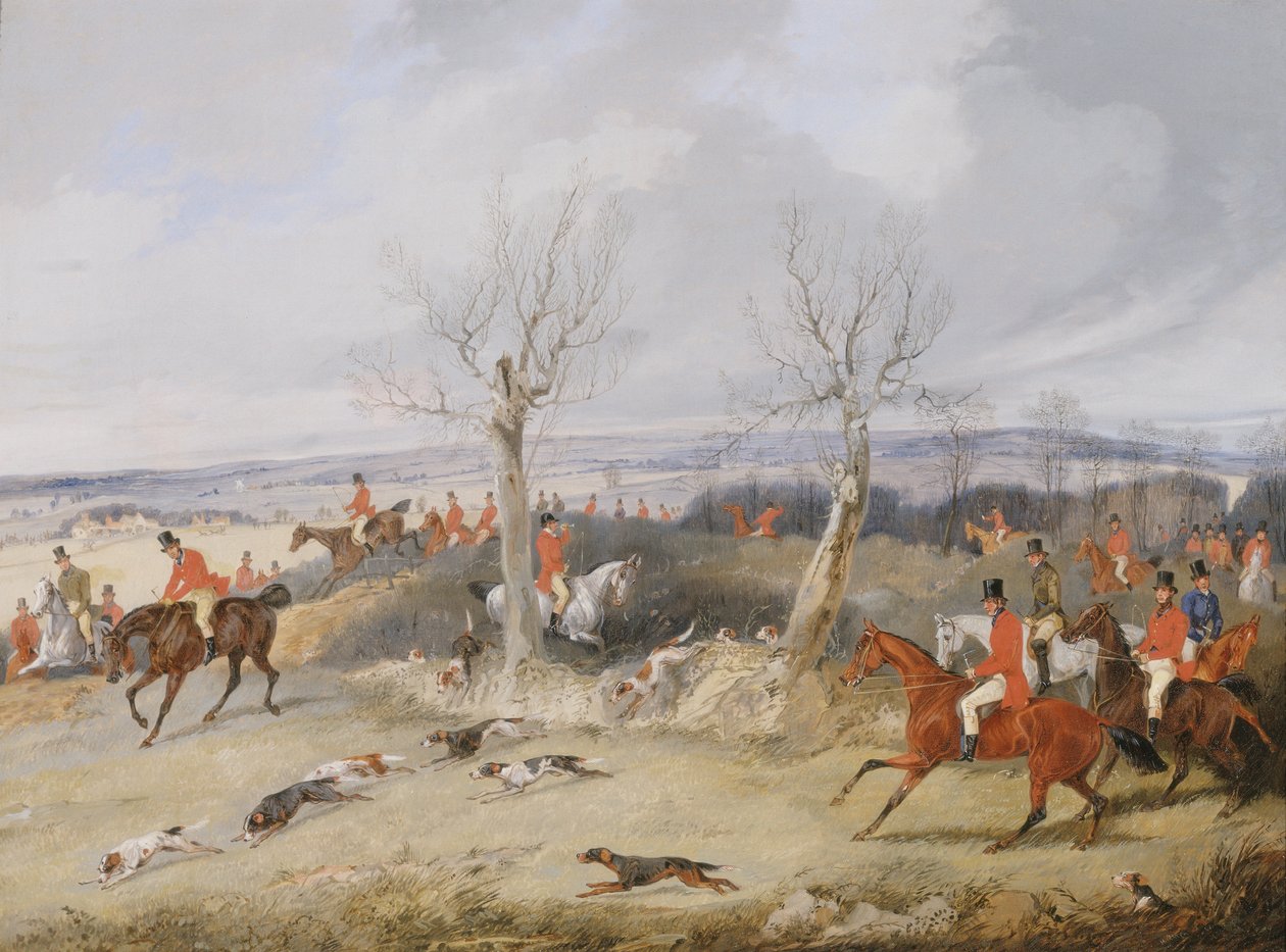 Avlanma Sahnesi, Tam Ağlama by Henry Thomas Alken