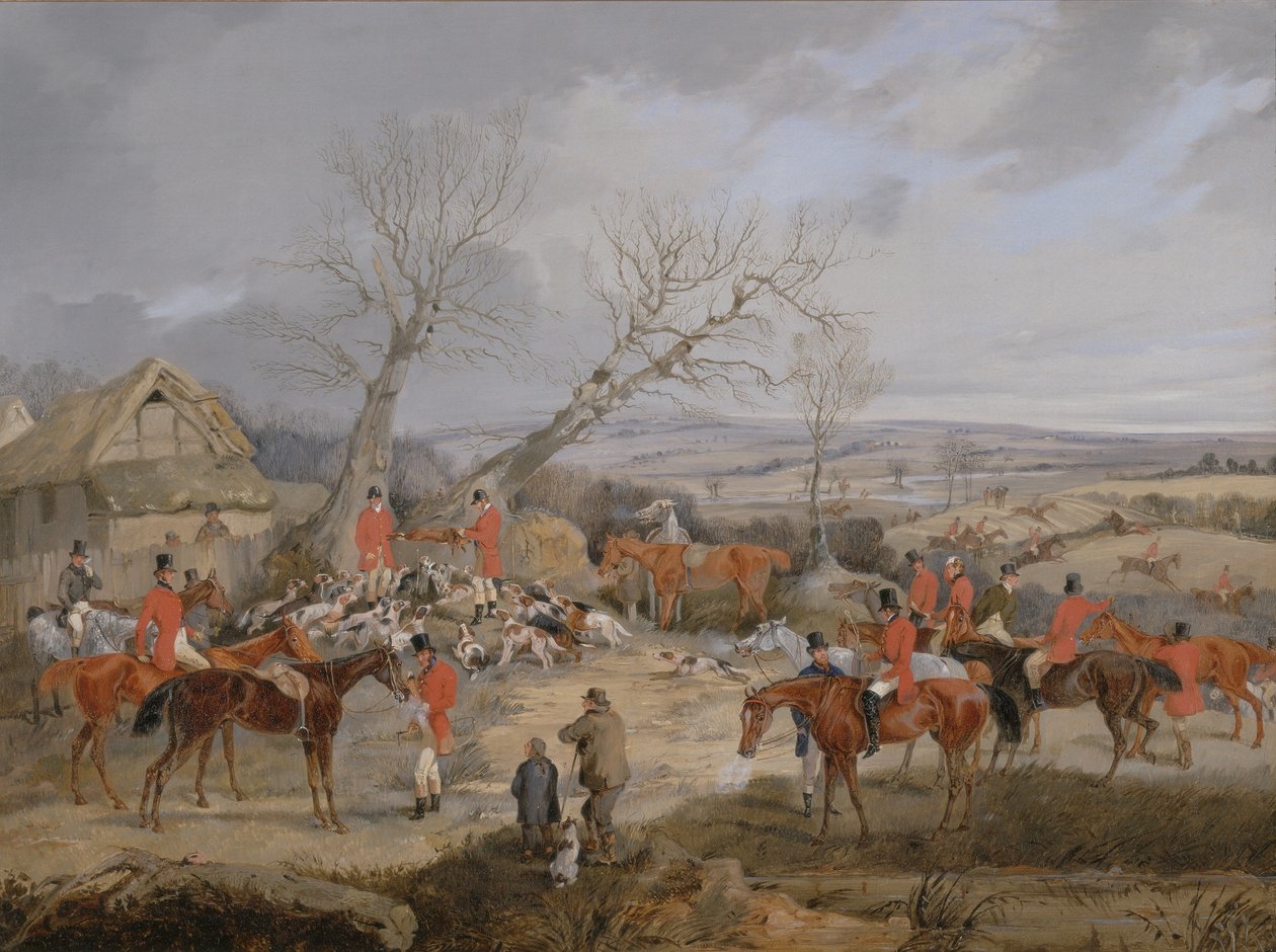 Avlanma Sahnesi, Öldürme by Henry Thomas Alken