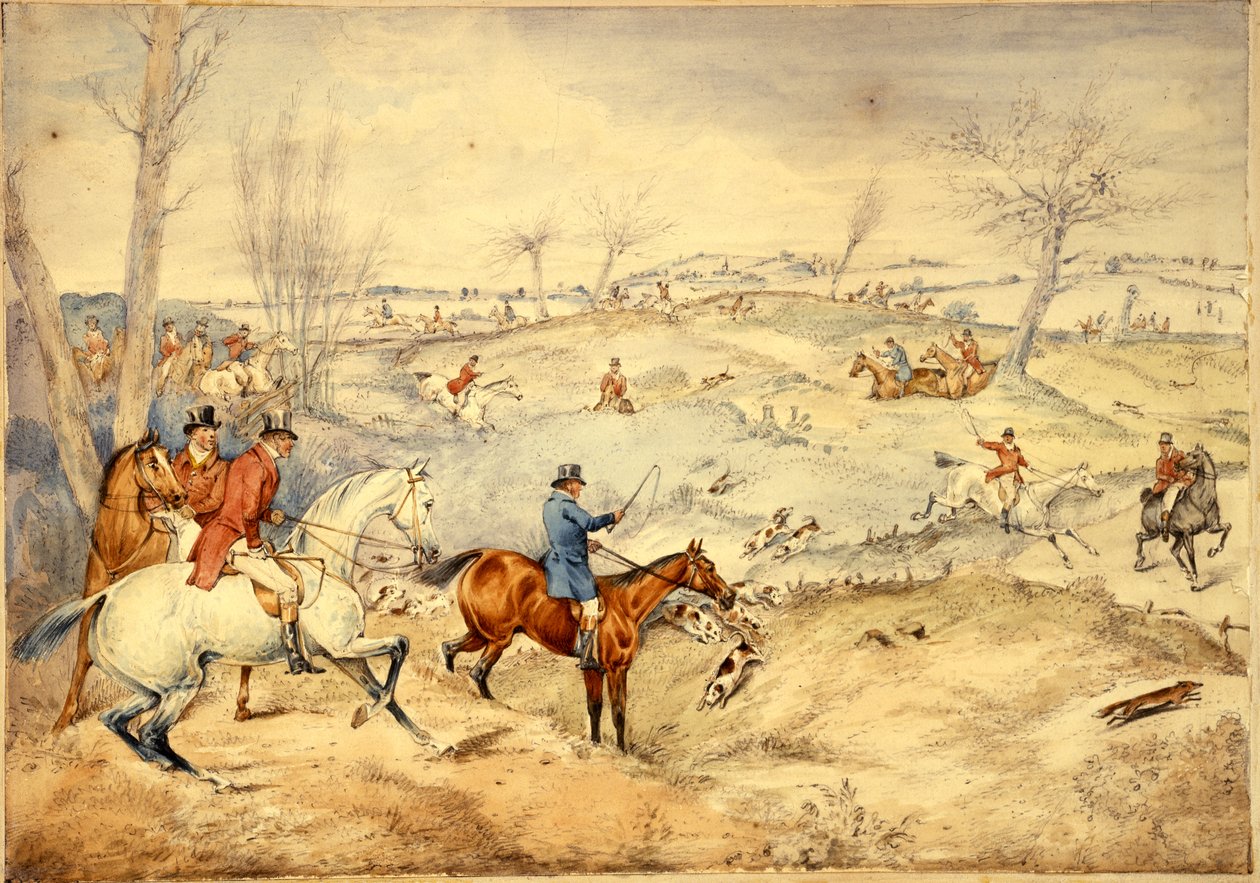 Avlanma Sahneleri: Tally-Ho by Henry Thomas Alken