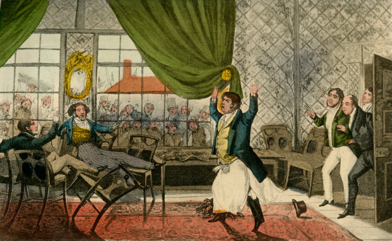 Ey Beyler! Beyler! işte acıklı bir olay, 1838 by Henry Thomas Alken