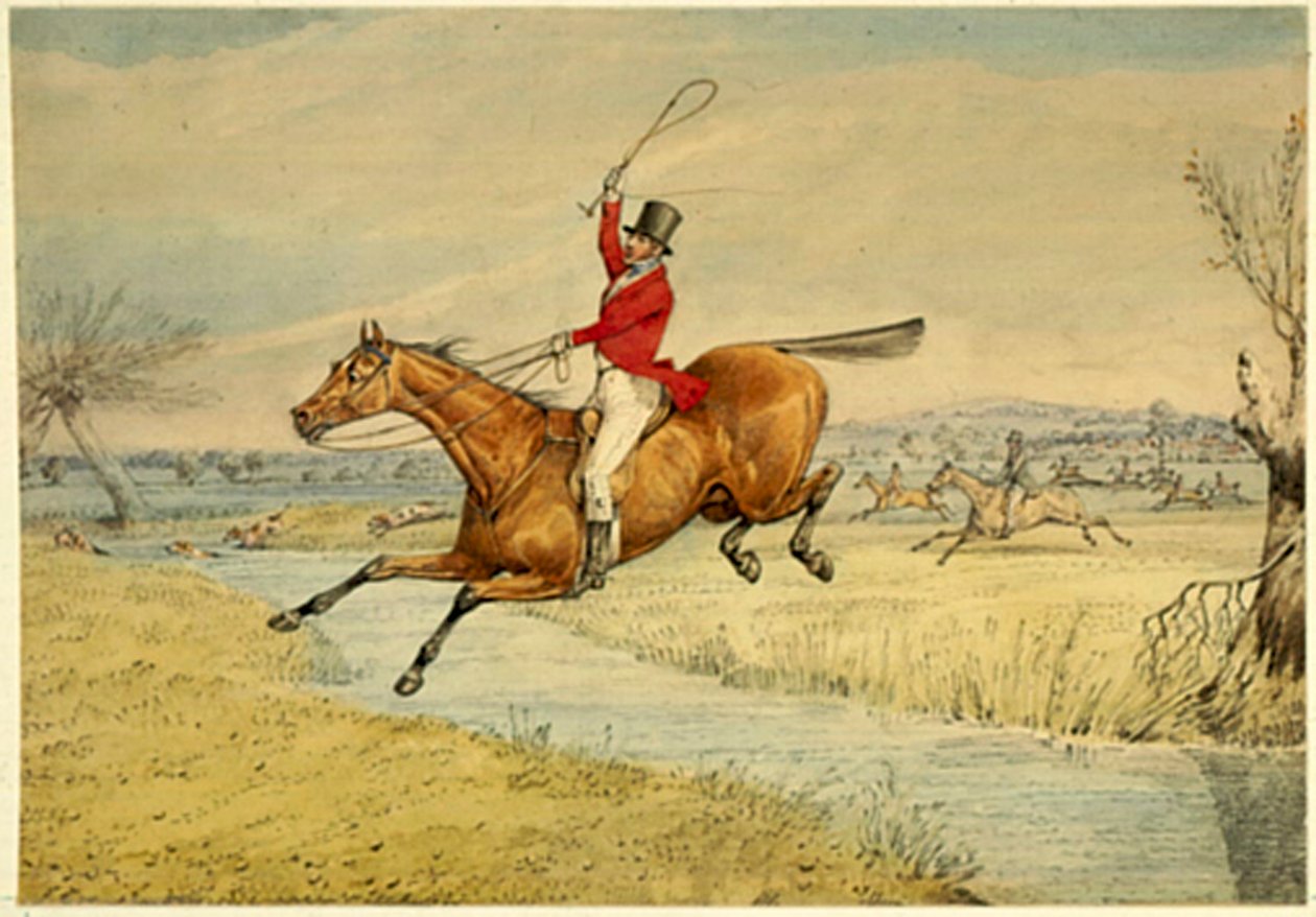 Akışın Üzerinde by Henry Thomas Alken