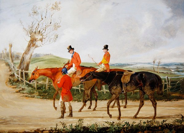 Eve Dönüş (tuval üzerine yağlı boya) by Henry Thomas Alken