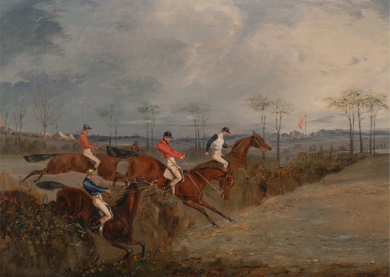 Engelli Koşudan Sahneler: Başka Bir Çit by Henry Thomas Alken