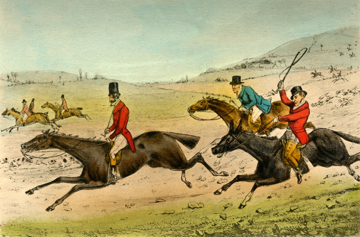 Swell ve Surrey. Tam Ağlayan Köpekler, 1838 by Henry Thomas Alken