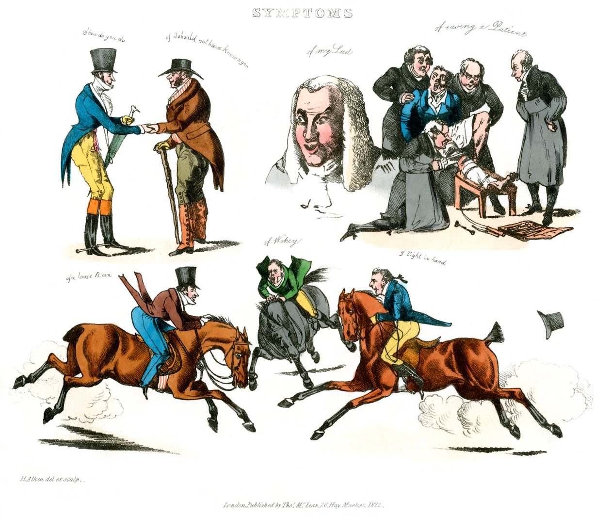 Eğlenmenin Belirtileri, 1822. by Henry Thomas Alken