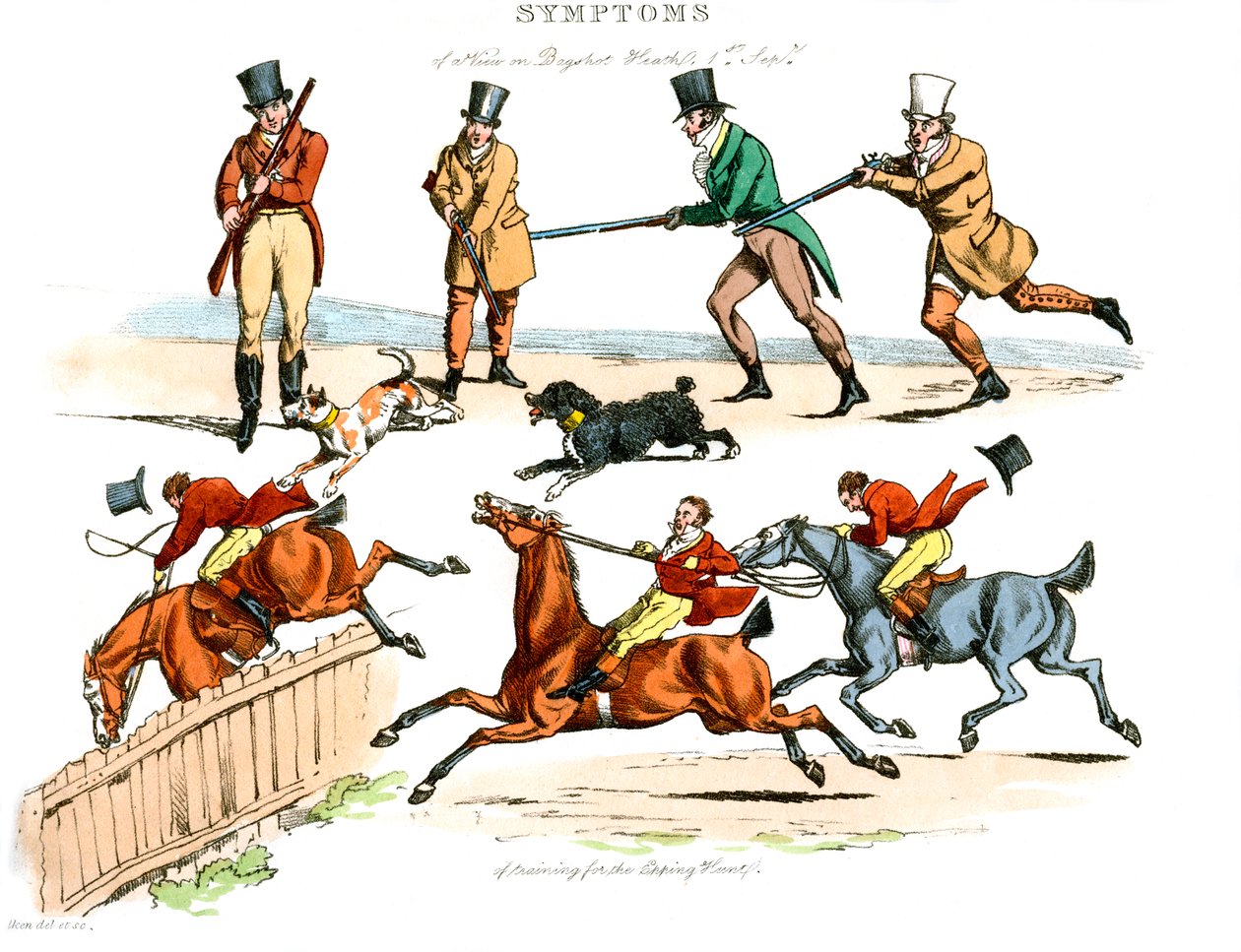 Eğlenmenin Belirtileri, 1822. by Henry Thomas Alken