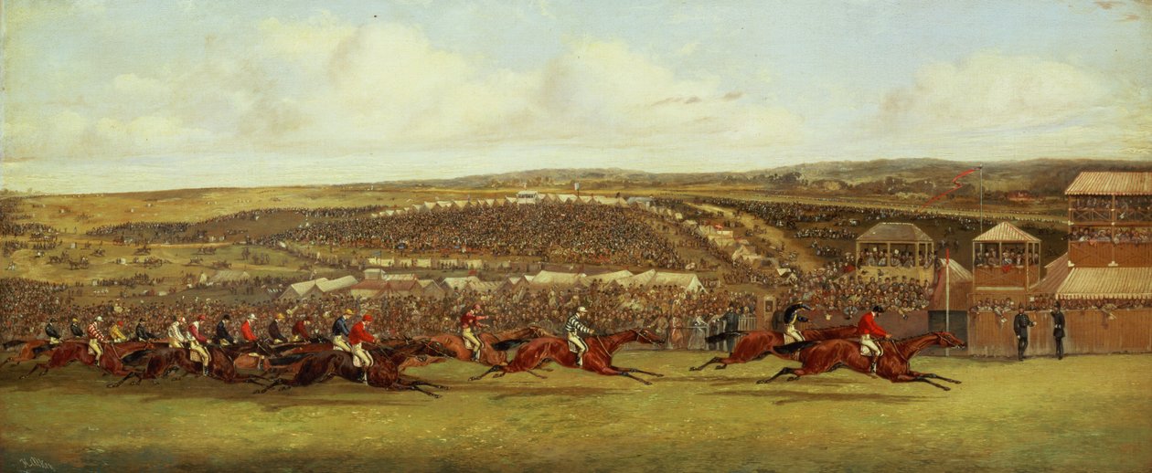 Derbinin Sonu (tuval üzerine yağlı boya) by Henry Thomas Alken