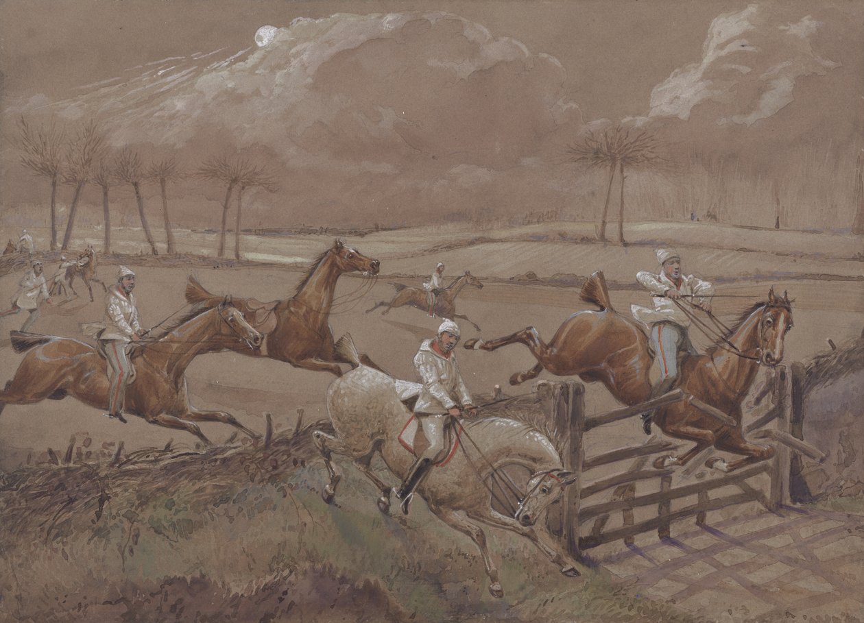 Nacton Heath yakınlarındaki Son Tarla, The First Steeple Chase on Record