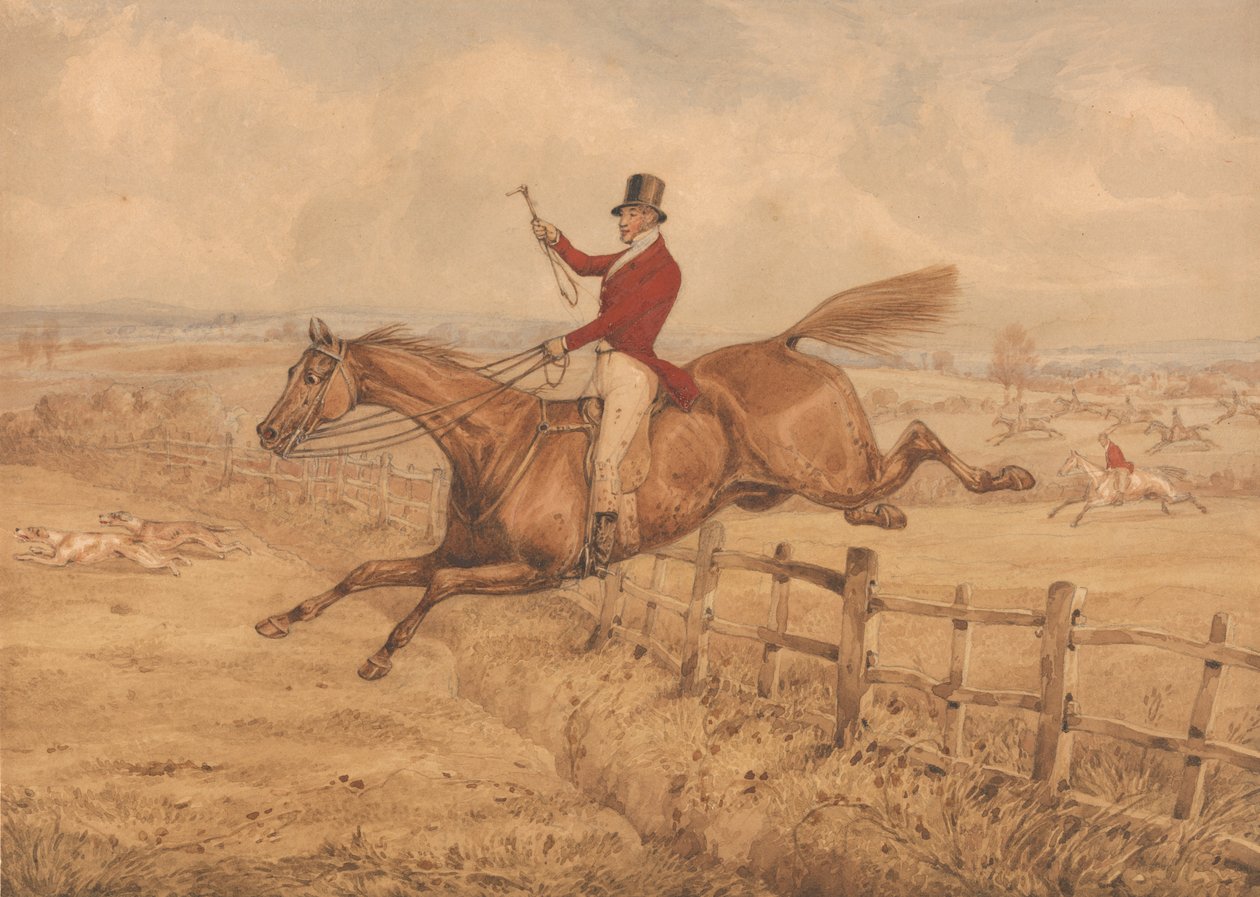 Bir Tren Seferinin Tepesine Çıkmak ve Bir Sonraki Alana İyi Gelmek by Henry Thomas Alken