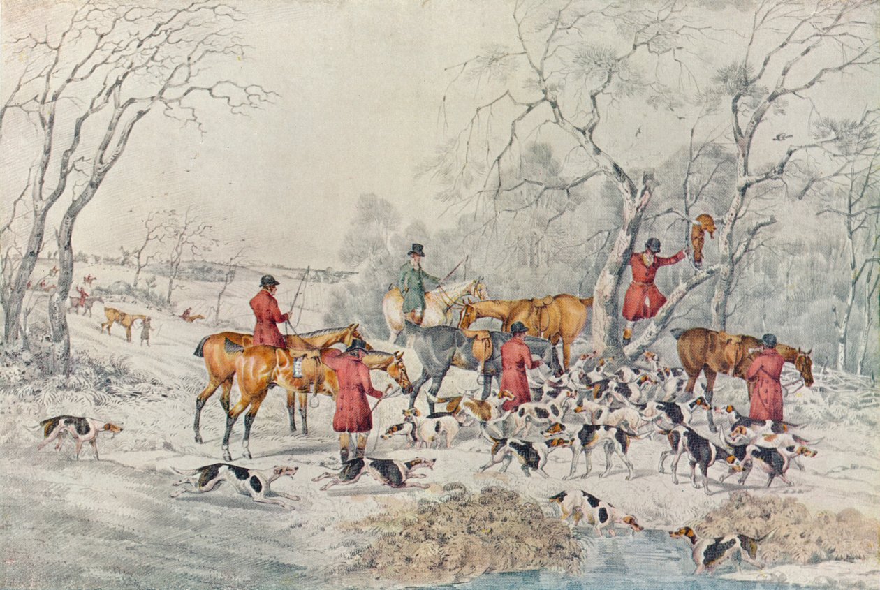 Tilkiyi Ağaçlandırmak, c1800, 1922 by Henry Thomas Alken