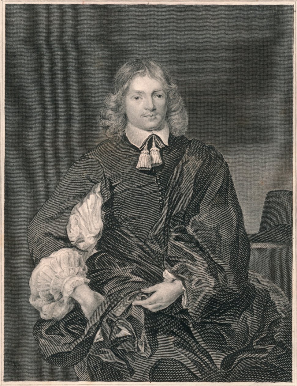 Lucius Carey, Vikont Falkland, 19. yüzyılın ortalarında. by Henry Thomas Ryall