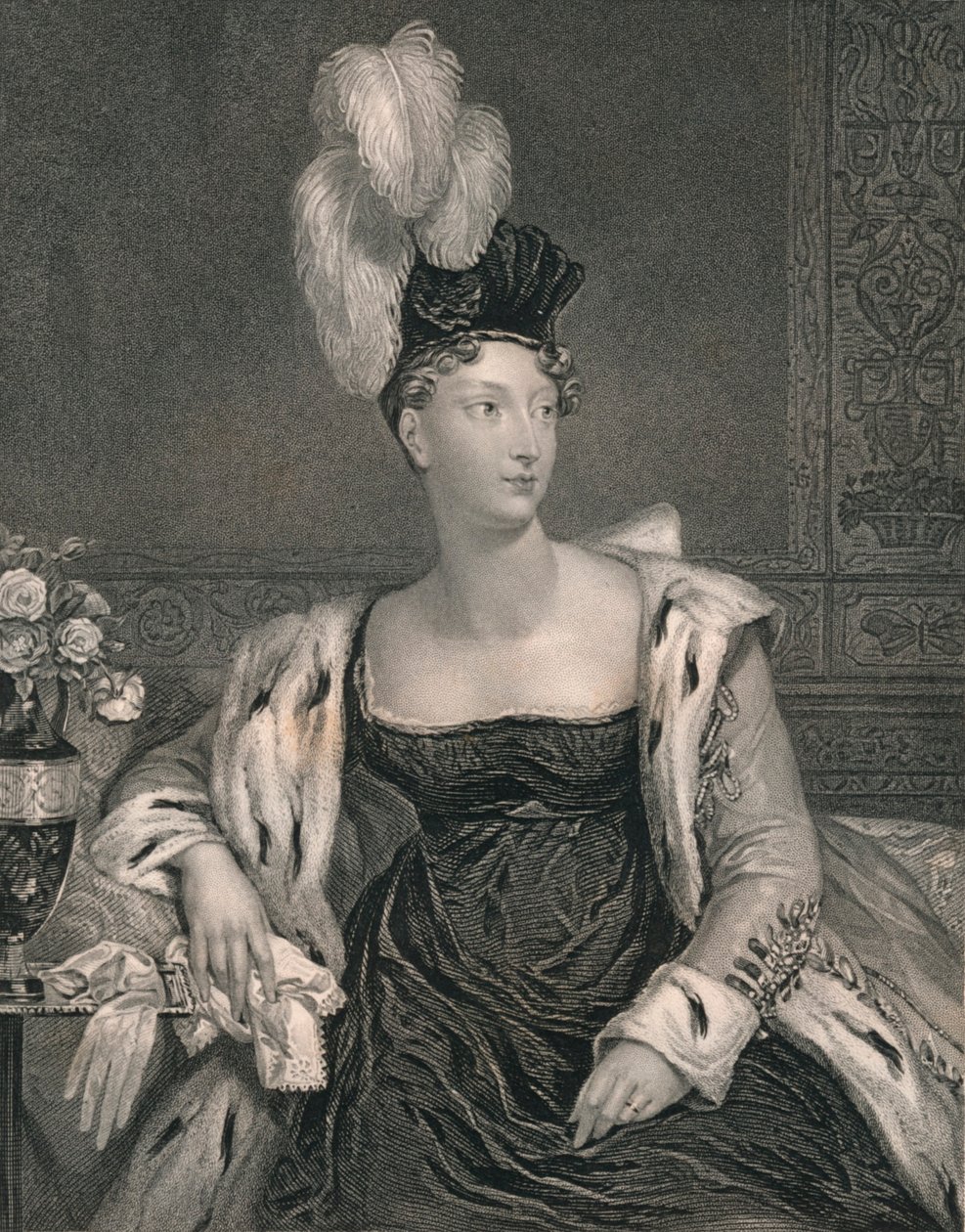 Galler Prensesi Charlotte, c1817, 19. yüzyılın başlarında. by Henry Thomas Ryall